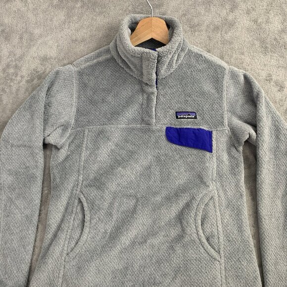 Patagonia Jacket Women Small Fleece Re Tool Snap T Pullover Thermal Pro Sweater - Picture 4 of 9